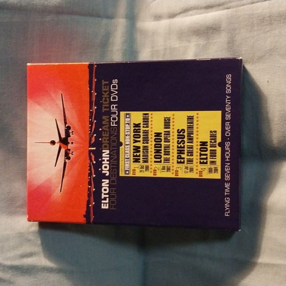 Elton John Dream Ticket Four Destinations Four DVDs